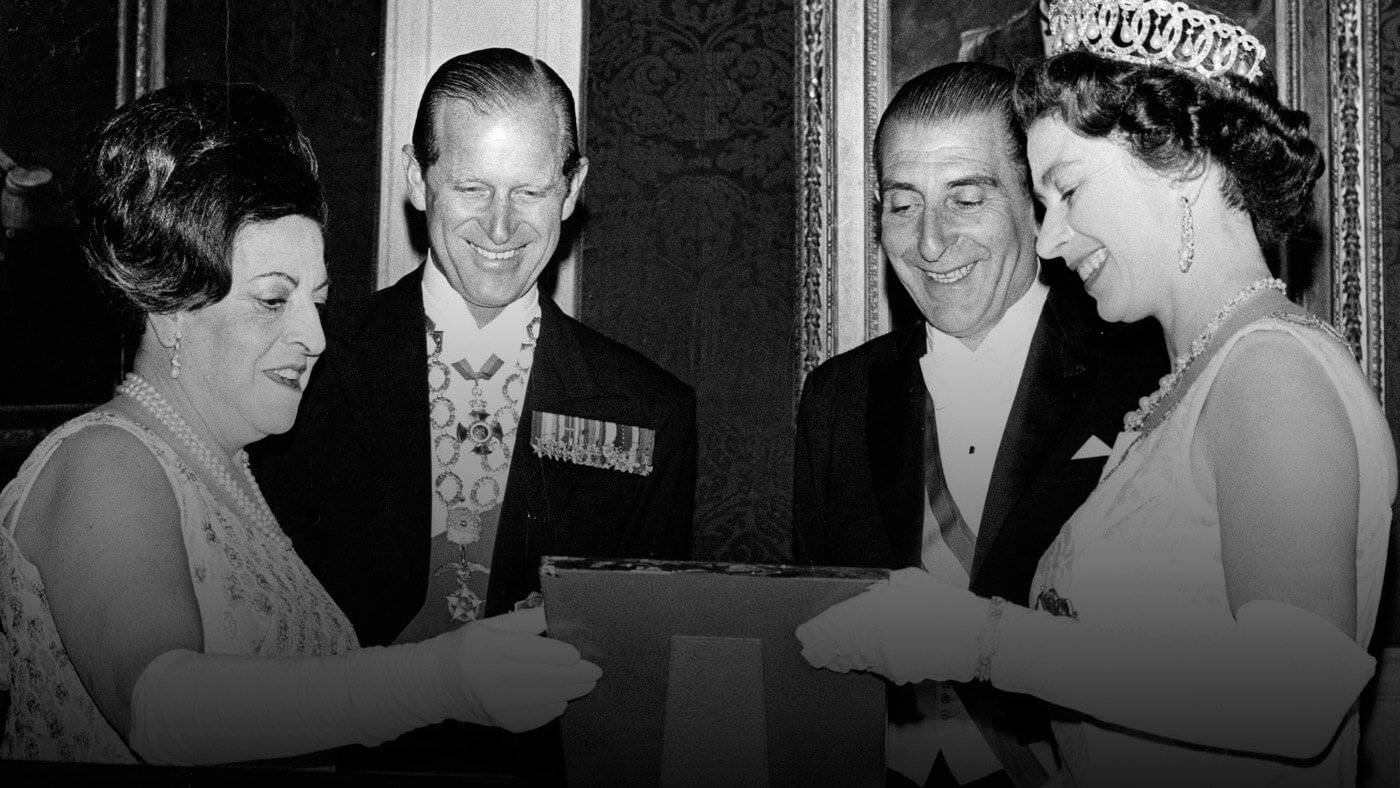 Eduardo Frei y Reina Isabel