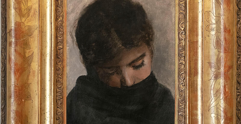 Retrato de niña, Pedro Lira